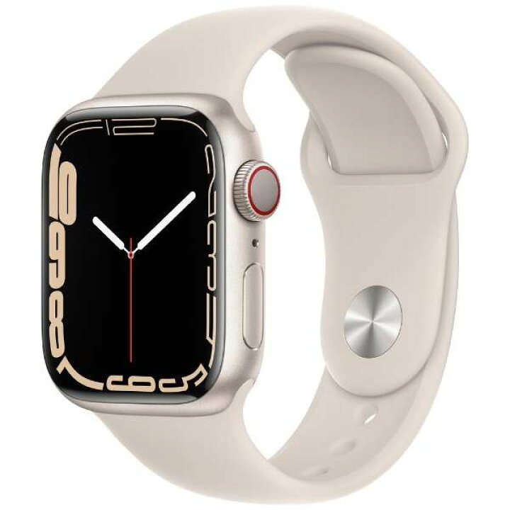楽天市場】Apple Watch Series7-41mm GPSセルラースターライト MKHR3J 