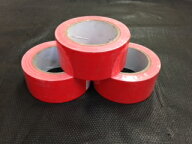 布カラーテープ　赤　50mmX25m　30巻入