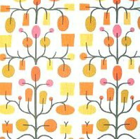 アレキサンダージラルド　フルーツ・ツリー1961　ファブリック・パネル　【オレンジ】　Alexander Girard Fruit Tree 【送料無料】