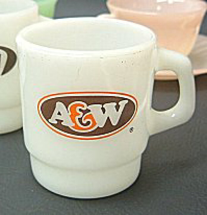 楽天市場】ファイヤーキング A&W アド・マグ FireKing : SCOOPS