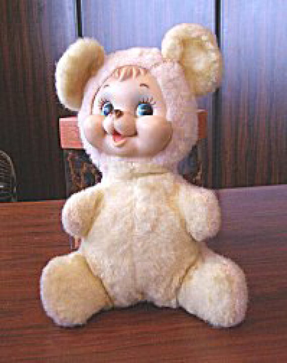 楽天市場】ラシュトン ラバーフェイス ドール ぬいぐるみ ピンク  