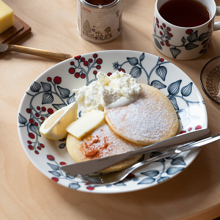 楽天市場】アラビア / ルノ オーバルプレート25cm フロストベリー  