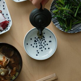 【15,000円購入につき東屋ノベルティ対象商品】【スコープ特注】東屋 / 三寸皿 雪 2枚組