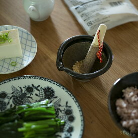 東屋 / 擂鉢 三寸 (擂粉木 9cm付)