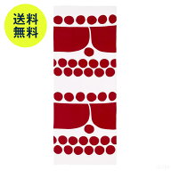 【7月2日9:59まで期間限定価格】スコープ / 手ぬぐい 043 Birger Kaipiainen Sunday Morning レッド