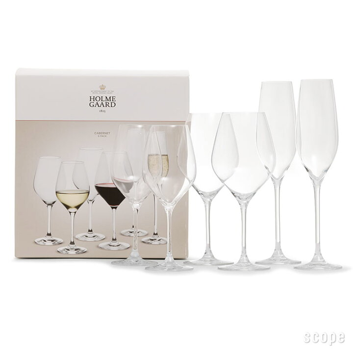 楽天市場】ホルムガード / カベルネ ワイングラス3種 6個セット 箱入り  