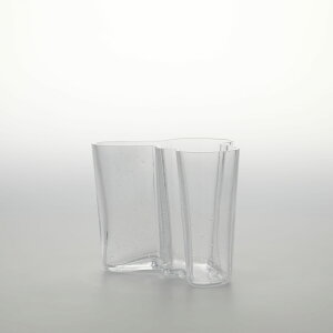 �y0176�z�C�b�^�� / �A�A���g �x�[�X 120mm �o�u�� �N���A [iittala / Alvar Aalto Vase]