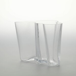 �y0164�z�C�b�^�� / �A�A���g �x�[�X 160mm �o�u�� �N���A [iittala / Alvar Aalto Vase]