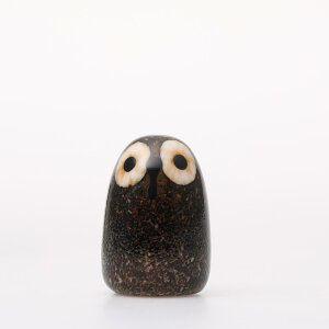 �y0214�z�C�b�^�� / �o�[�h �o�C �I�C�o �g�C�b�J Little Barn Owl �u���E�� [iittala / Birds by Oiva Toikka]
