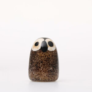 �y0268�z�C�b�^�� / �o�[�h �o�C �I�C�o �g�C�b�J Little Barn Owl �u���E�� [iittala / Birds by Oiva Toikka]