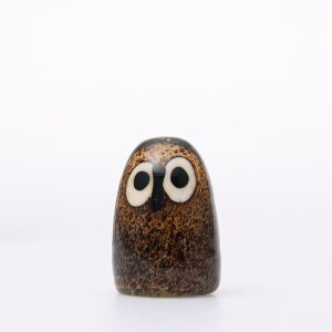 �y0324�z�C�b�^�� / �o�[�h �o�C �I�C�o �g�C�b�J Little Barn Owl �u���E�� [iittala / Birds by Oiva Toikka]
