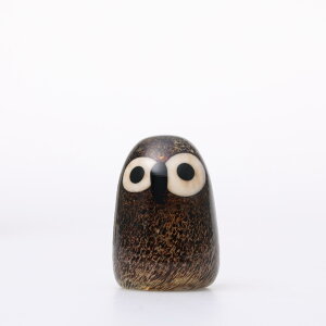 �y0328�z�C�b�^�� / �o�[�h �o�C �I�C�o �g�C�b�J Little Barn Owl �u���E�� [iittala / Birds by Oiva Toikka]