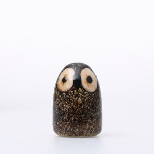 �y0334�z�C�b�^�� / �o�[�h �o�C �I�C�o �g�C�b�J Little Barn Owl �u���E�� [iittala / Birds by Oiva Toikka]