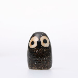 �y0354�z�C�b�^�� / �o�[�h �o�C �I�C�o �g�C�b�J Little Barn Owl �u���E�� [iittala / Birds by Oiva Toikka]