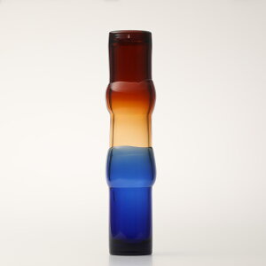 yNo.93zCb^ / Bamboo vase 90x450mm desert-clear-ulblue [iittala]