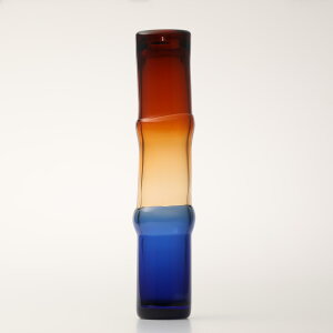 yNo.97zCb^ / Bamboo vase 90x450mm desert-clear-ulblue [iittala]
