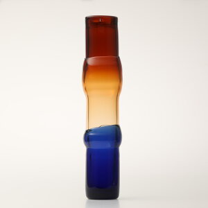 yNo.98zCb^ / Bamboo vase 90x450mm desert-clear-ulblue [iittala]