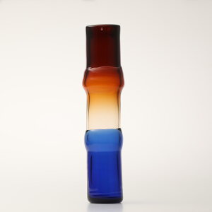 yNo.99zCb^ / Bamboo vase 90x450mm desert-clear-ulblue [iittala]