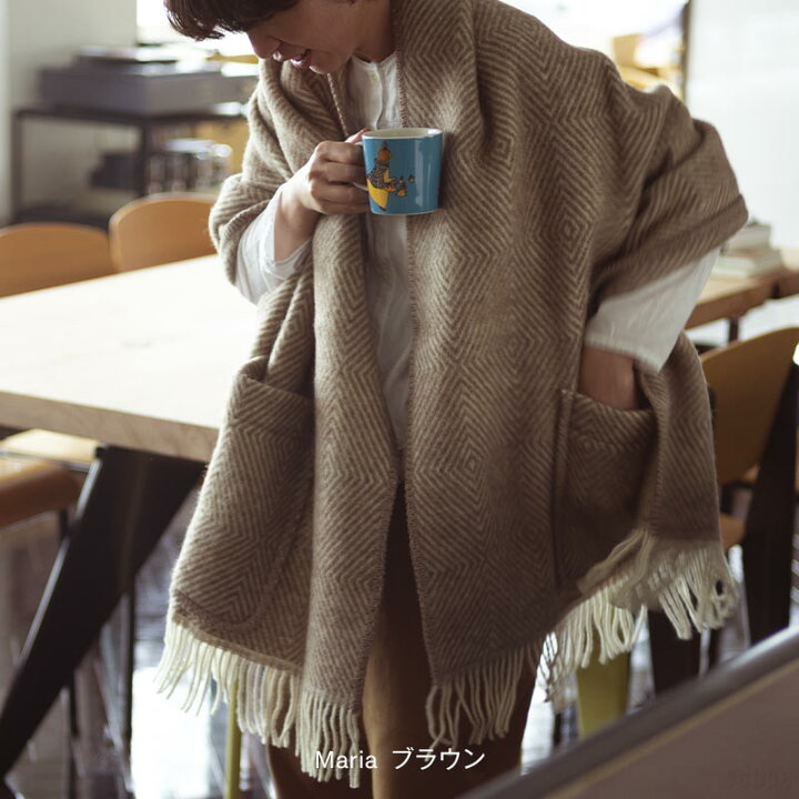 楽天市場】ラプアン カンクリ / ショール ウィズ ポケット [LAPUAN  