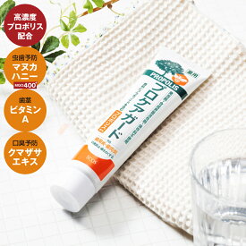 SCOS プロケアガード 80g 歯みがき粉 薬用歯みがき粉 医薬部外品 無添加 オーガニックプロポリス 口臭 口臭予防 歯肉炎予防 歯周炎予防 虫歯予防 発泡剤/合成界面活性剤/保存料不使用 エスコス