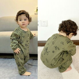 ベビー服 ロンパース 長袖 長ズボン ベビー ボディオール カバーオール 秋 春 北欧風 おしゃれ 赤ちゃん 可愛い 子供服 夏服 出産祝い ベビーウェア 女の子 楽天海外通販