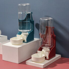 ペット用給水器 給水ボトル 水やり ペット用品 ウサギ 鳥 モルモット 小動物 500ml ケージ用 取り付け簡単 かわいい