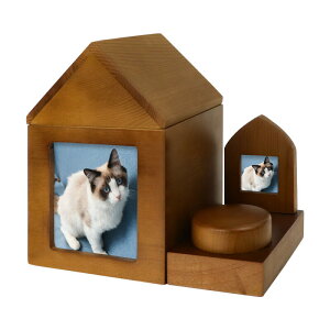 【ポイント 】ペット仏壇 骨壷収納 犬 猫 ペット供養 ペット仏壇セット メモリアルボックス 写真フレーム付き メモリアル用品 ペット用 遺骨入れ コンパクト