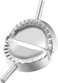 エンパンダプレス 6インチ 大型ステンレススチール餃子メーカー 2イン1 生地カッター/餃子型 エンパナーダ 餃子 ラビオリ ピエロギ ハンドパイ用 (Large)