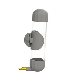 ペット給水器 自動 ケージ外付け 漏れ防止 ピンノズル 重力式 透明設計 大容量 小動物用 オウム ハムスター うさぎ お留守中安心 簡単取付