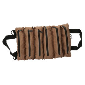 ツール バッグ キャンバス製 ファスナー付き 収納ポーチ 自動車工具 整理用 オーガナイザー 持ち運び コンパクト 耐摩耗性