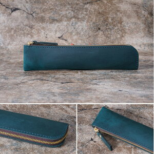 【楽天ランキング1位獲得】 ペンケース レザー 本革 革 筆箱 シンプル おしゃれ スリム コンパクト メンズ レディース 筆記用具 大人 男性 女性 おすすめ ビジネス 大学生 高校生 人気 薄い