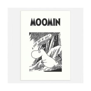 MOOMIN ���[�~�� �|�X�^�[ 30×21 Moomin A Shot Out At Sea PTR040013�@�C���e���A�̃A�N�Z���g��