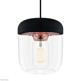 ELUX(エルックス) UMAGE(ウメイ) Acorn 1灯ペンダント ブラック×コパー 02083　スタイリッシュでデザイン性の高いペンダントライト。