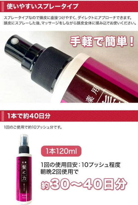 楽天市場】髪に力【育毛 薄毛 かゆみ 脱毛の予防 毛生促進 発毛促進 