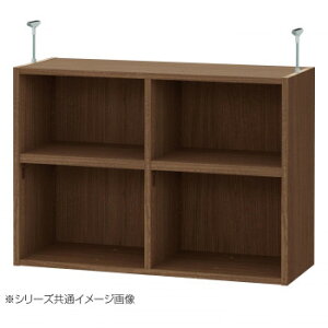 TAIYO OWR オーダーワイドラック 突っ張り棚 5695レギュラー ウォールナットブラウン(WB) シンプルなデザイン。