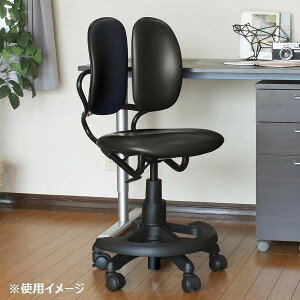 DUOREST(�f���I���X�g) ��]�֎q DR-289BY (BLACK)�@�V���v���ȃt�H�����̃`�F�A�ł��B