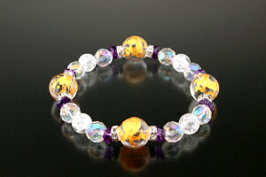 方角除け旅行ブレス 白水晶 爆裂白水晶 アメジスト 浄化 種類 相性 運気 エネルギー スピリチュアル チャクラ 人気 波動 ジュエリー 防御 パワー クリスタル クラック