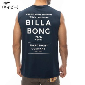 【クーポン有】【10%OFF】正規品 ビラボン 水陸両用 UPF50+ メンズ ハイブリッド ノースリーブ Tシャツ BILLABONG RASH MUSCLE ラッシュガード BE011-869 タンクトップ 日焼け防止 BE011869 サーフTシャツ 2024 マリンスポーツ ジム ジムワーク トレーニング ウェア サーフ