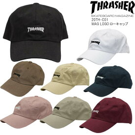 正規品 人気 スラッシャー 浅め ローキャップ CAP THRASHER 帽子 THR-C01 20TH-C01 MAG LOGO キャップ 帽子 男女兼用 送料無料 ※沖縄は別途送料必要 ポイント消化