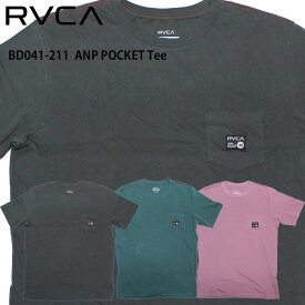 【クーポン有】【30%OFF】 正規品 あす楽 RVCA ルーカ メンズ 半袖 ポケット Tシャツ BD041-203 ANP POCKET レッドステッチ 半袖Tシャツ BD041203 ルカ プリント ロゴ ロゴプリント 人気 おしゃれ サーフ ブランド スケート 送料無料 2023