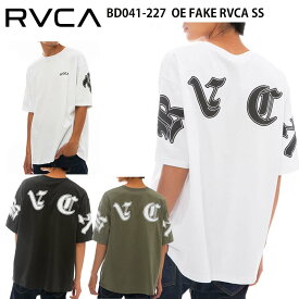 【クーポン有】【20%OFF】 正規品 あす楽 RVCA ルーカ メンズ 半袖 Tシャツ BD041-227 MASCOT SS T ドロップショルダー ルーズ フィット 大きめ ロゴ BD041227 ルカ ロゴ 半袖Tシャツ サーフ スケボー ブランド 送料無料 2023