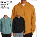 【50%OFF】 正規品 RVCA ルーカ メンズ パーカー BD042-026 PTC HOODIE スウェット スエット ロゴ BD042026 プルオーバー かぶり 大きめ USサイズ ルカ ブランド サーフ サーファー スケボー スケーター
