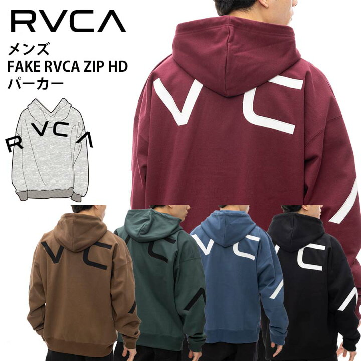 楽天市場】【20%OFF】 正規品 RVCA ルーカ メンズ 裏起毛 ZIP パーカー 
