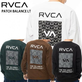 【30％OFF】正規品 RVCA ルーカ メンズ ヘビーウエイト ロングスリーブTシャツ 長袖 Tシャツ ロンT BE042-060 PATCH BALANCE LT BE042060 ルカ 長袖Tシャツ ロゴ サーフ スケボー スノボー スケートボード ブランド