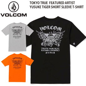 【クーポン有】【10%OFF】正規品 あす楽 VOLCOM ボルコム メンズ 半袖 Tシャツ AF312400 TOKYO TRUE FEATURED ARTIST YUSUKE TIGER SHORT SLEEVE T 半袖Tシャツ 寅 タイガー 虎 2024 ヴォルコム おしゃれ サーフ スケートボード スケボー スノーボード ブランド 送料無料