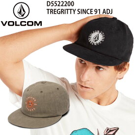 【クーポン有】【10％OFF】正規品 あす楽 VOLCOM ボルコム 平ツバ キャップ 帽子 D5522200 TREGRITTY SINCE 91 ADJ SNAPBACK CAP 刺繍ロゴ キャップ ヴォルコム 人気 ブランド ロゴ メンズ フラットバイザー キャップ 平ツバキャップ サーフィン スケートボード 送料無料