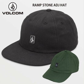 【クーポン有】正規品 あす楽 VOLCOM ボルコム メンズ 平ツバキャップ CAP 帽子 D5542302 RAMP STONE ADJ HAT ロゴ 平ツバ キャップ ヴォルコム 人気 ブランド ロゴ フラットバイザー サーフィン スケートボード 送料無料