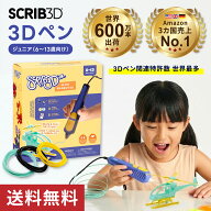 【楽天ランキング1位獲得】 3Dペン 知育玩具 【送料無料】 スクリブ3D ジュニア SCRIB3D 親子向け おもち…