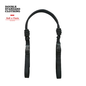 ダブルスタンダードクロージング × ボールアンドチェーン ショッピングバッグストラップ DOUBLE STANDARD CLOTHING × Ball&Chain ショルダーストラップ ダブスタ ブラック【2026春夏】