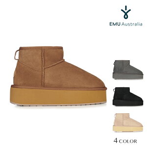 G~ I[XgA V[vXLu[c EMU Australia STINGER MICRO FLATFORM [gu[c  y z  t@[ Y fB[X CHESTNUT/CHARCOAL/BLACK/ALMONDy4Fz